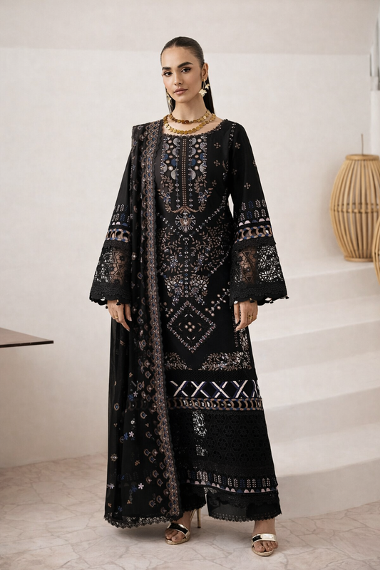 Ghazal Luxury Lawn Collection Vol 4 - G-406 - Unstitched