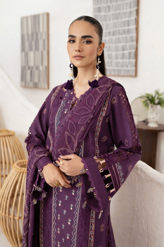 Ghazal Luxury Lawn Collection Vol 4 - G-408 - Unstitched
