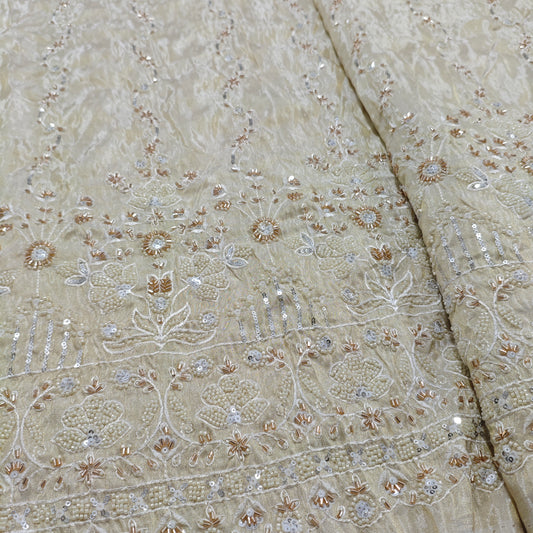 Cosmos Daman hand work fabric